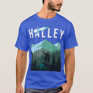 Halleys Comet Night Sky Solar System Space Astrono T-Shirt