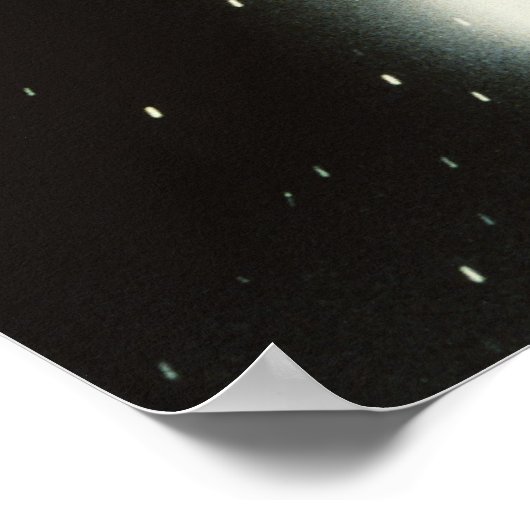 Halleys Comet Poster (Ecke)