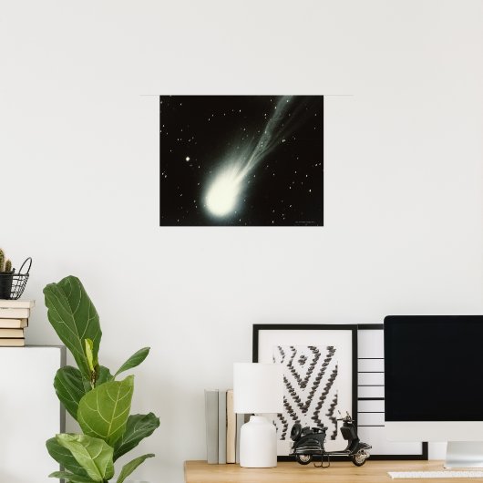 Halleys Comet Poster (Heimbüro)