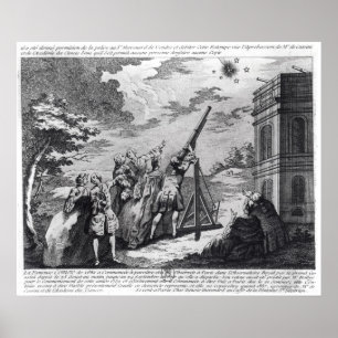 Halleys Komet 1759 von Cassini III Poster