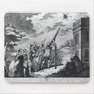 Halleys Komet beobachtet im Jahre 1759 von Cassini Mousepad