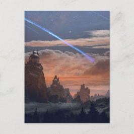 Halleys Komet Postkarte