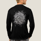 Hallgrau Tri-Blend Shirt (Rückseite)