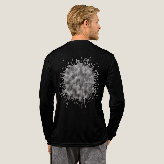 Hallgrau Tri-Blend Shirt (Voller Rücken)
