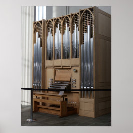 Hallgrímskirkja-Chororgel Reykjavik Island Poster
