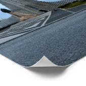 Hallgrimskirkja Church Reykjavik Island Foto Poster (Ecke)