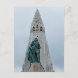 Hallgrimskirkja Kirche, Reykjavik, Island. Postkarte
