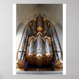 Hallgrímskirkja Kirchen-Orgel Island Poster