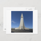 Hallgrímskirkja Postkarte (Vorne/Hinten)