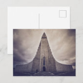 Hallgrímskirkja Postkarte (Vorne/Hinten)
