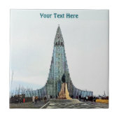 Hallgrímskirkja, Reykjavik Fliese (Vorderseite)