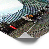 Hallgrímskirkja, Reykjavik Poster (Ecke)