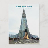 Hallgrímskirkja, Reykjavik Postkarte (Vorderseite)