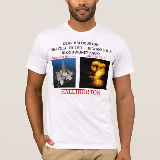 Halliburton - investieren Sie in Amerika-Kauf T-Shirt (Vorderseite)