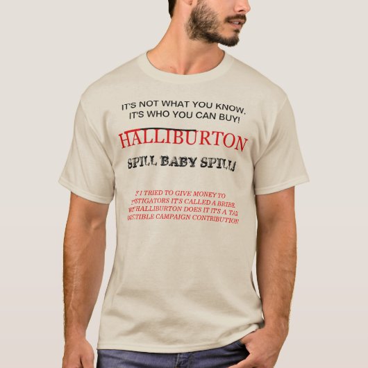 HALLIBURTON! ITIS GANZ ÜBER DAS GRÜNE BABY T-Shirt (Vorderseite)