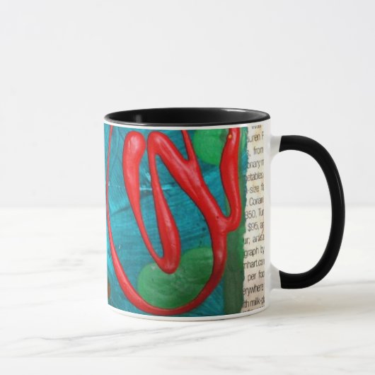 Hallie Engel Blau-Tasse Tasse (Rechts)