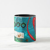 Hallie Engel Blau-Tasse Tasse (Zentrum)