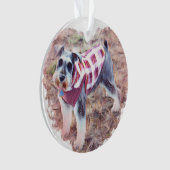 Hallies Verzierung, MiniSchauzer Ornament (Vorderseite)