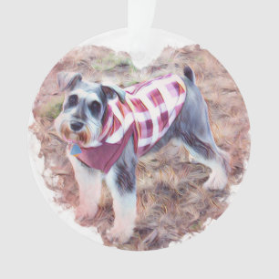Hallies Verzierung, MiniSchauzer Ornament