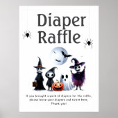 Hallloween Monster Baby Duschdusche Windelwanne Poster (Vorne)