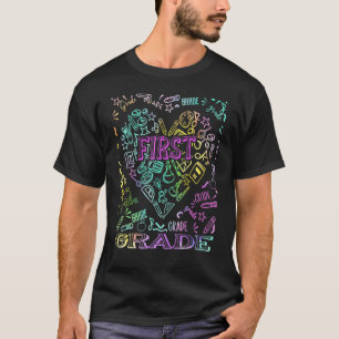 Hallo 1. Klasse Squad Erster Tag zurück zur Schult T-Shirt