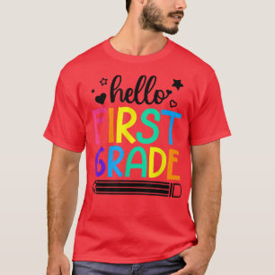 Hallo 1. Klasse Zurück zu SchulOutfits für Mädchen T-Shirt