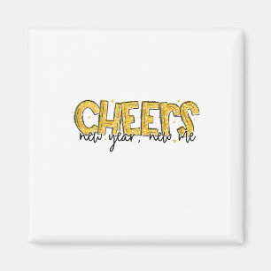 Hallo 2022 Cheers New Year New Me Magnet