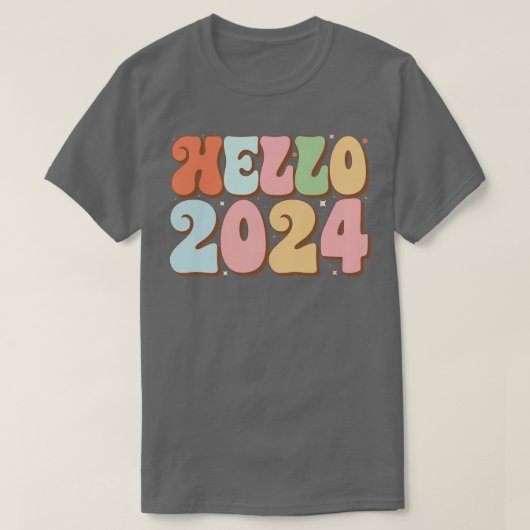 Hallo 2024 2 T-Shirt (Design vorne)