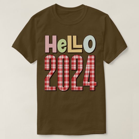 Hallo 2024 8 T-Shirt (Design vorne)