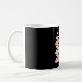 Hallo 2024 Groovy Happy New Year Christmas Kaffeetasse (Links)