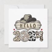 Hallo 2024 Western Einladung (Rückseite)