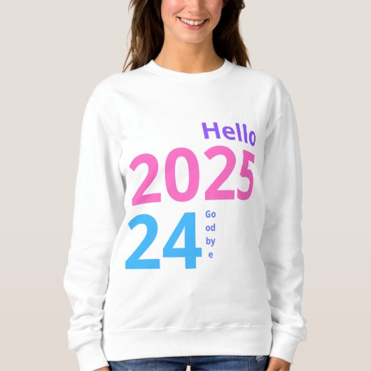 Hallo 2025 sweatshirt (Vorderseite)
