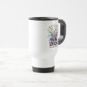 Hallo 2026 Feier – Neujahrs-Sparkling-Design Reisebecher (VorderseiteRechts)