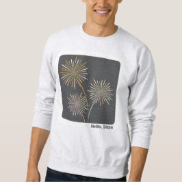 Hallo 2026 Feuerwerk-Feier Sweatshirt