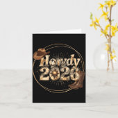 Hallo 2026 Neujahr Hallo 2026 Westlicher Jahreswec Karte (Gelbe Blume)