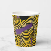 Hallo 2026 Silvester Trippy Fett Schrift Pappbecher (Rückseite)