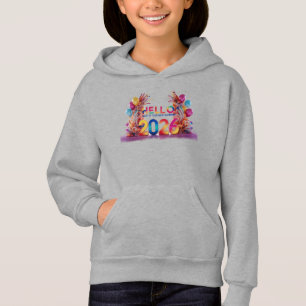 Hallo 2026 Spaß 3D Party Kinder Pullover Hoodie