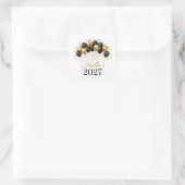 Hallo 2027 Aufkleber (Tasche)
