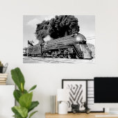 Hallo! 20. Jahrhundert Limited Vintage Eisenbahn Poster (Heimbüro)