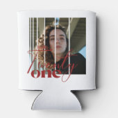 Hallo 21. Modern 21. Geburtstag Dosenkühler (Rückseite)