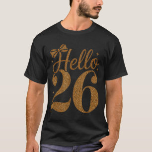 Hallo 26 Frohes Neujahrsfest Passende Männer W T-Shirt