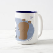 Hallo! 2 Bärn-Tasse Zweifarbige Tasse (VorderseiteRechts)