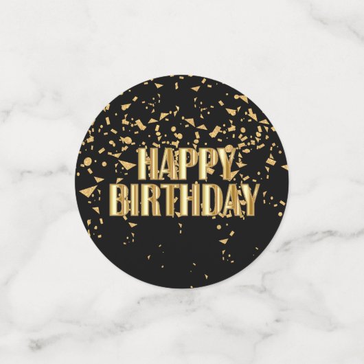 Hallo, 30. Geburtstag Konfetti (Klein Vorderseite)