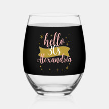 Hallo 30. Geburtstag Personalisiertes Design
