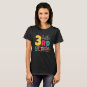 Hallo 3. Klasse Erster Tag Zurück Zur Schule Dritt T-Shirt (Vorne ganz)