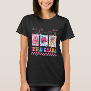 Hallo 3. Klasse Lehrer Coquette Schleife Zurück zu T-Shirt