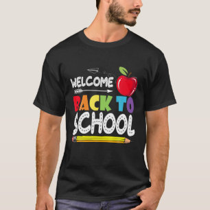 Hallo 3D-Lehrer zurück zur dritten Klasse T-Shirt