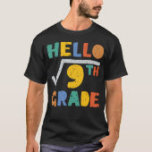 Hallo 3rd Grade Funny Square Wurzel von 9 Mathemat T-Shirt (Vorderseite)