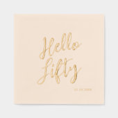 Hallo 45 servietten mit folie (Vorderseite)