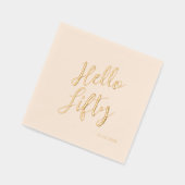 Hallo 45 servietten mit folie (Links)